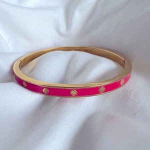 Kate Spade Hinged Enamel Bangle Bracelet